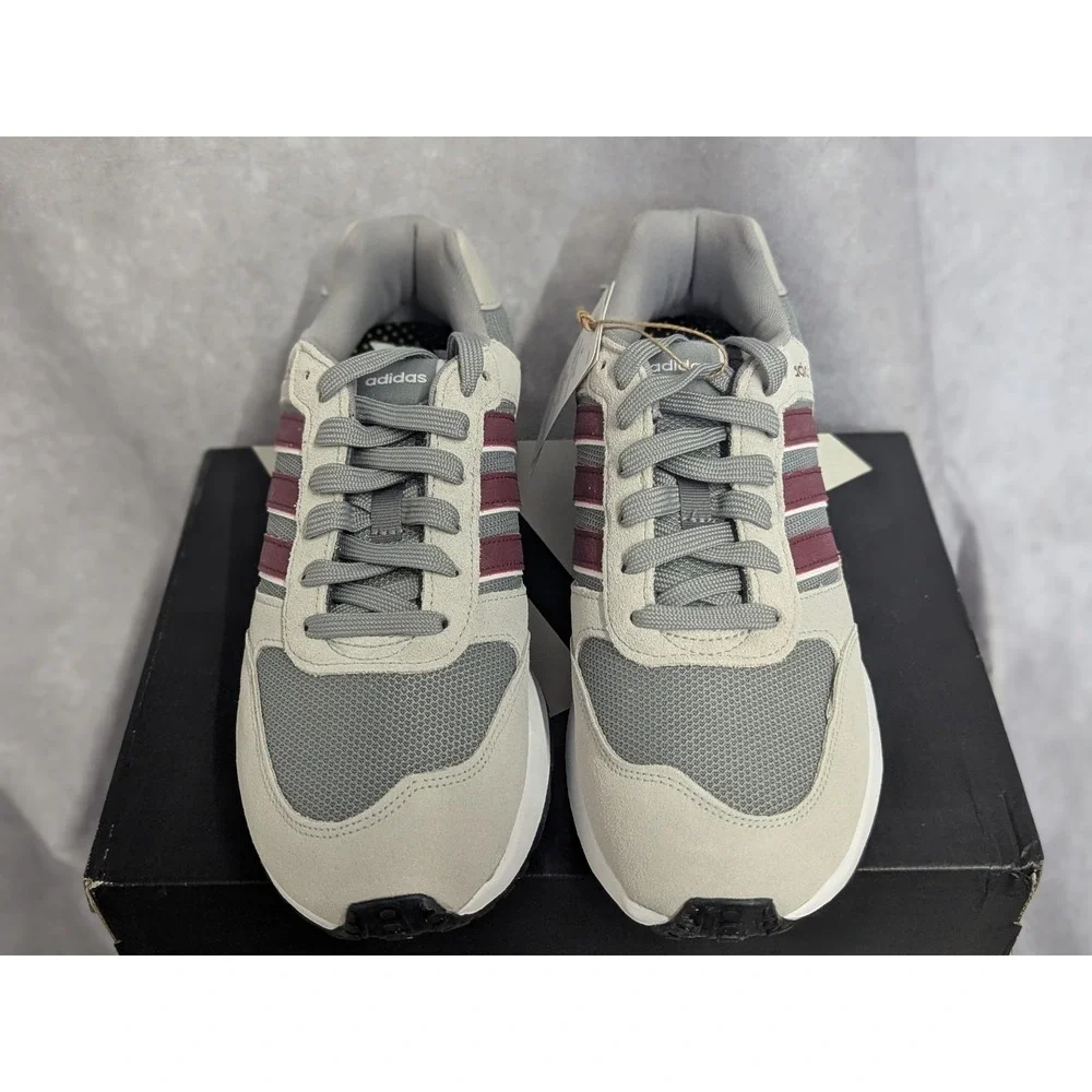 adidas‎ Run 80s Grey Shadow Red Shadow Navy Men 8